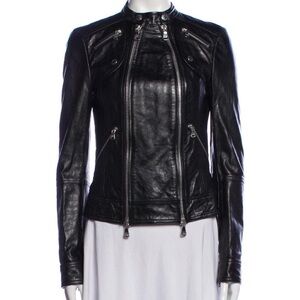D&G Vintage Lamb Leather Biker Jacket
